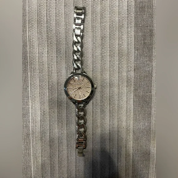 Gently used MK watch! Michael Kors watch silver tone and gold tone very gently  main image 2